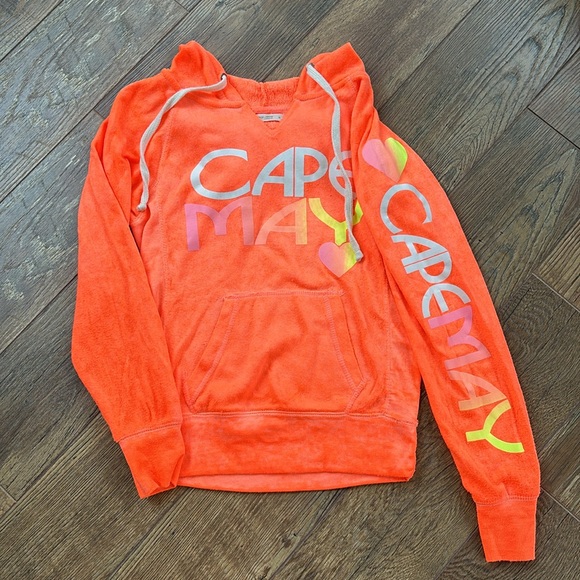 Cape May Orange Hoodie, size Small - Picture 3 of 6